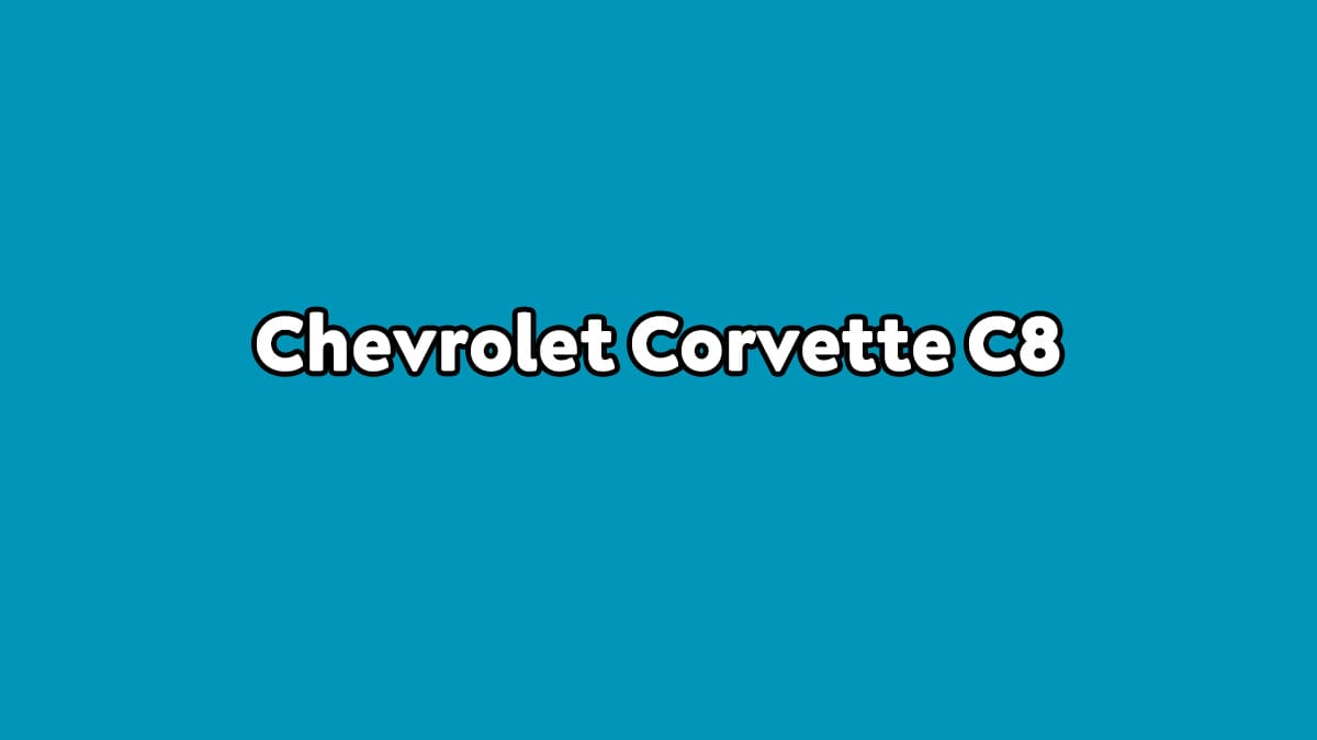 Yeni Chevrolet Corvette C8 Özellikleri Açıklandı