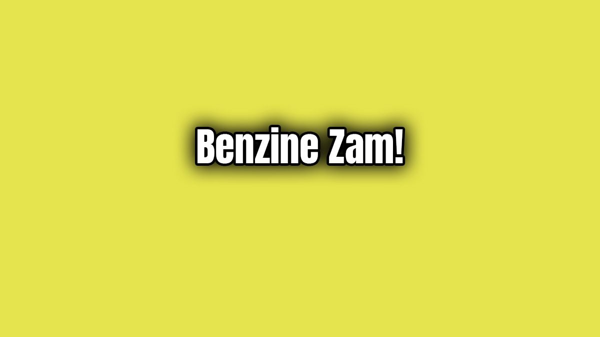 Gece Yarısından İtibaren Benzine 8 Kuruş Zam