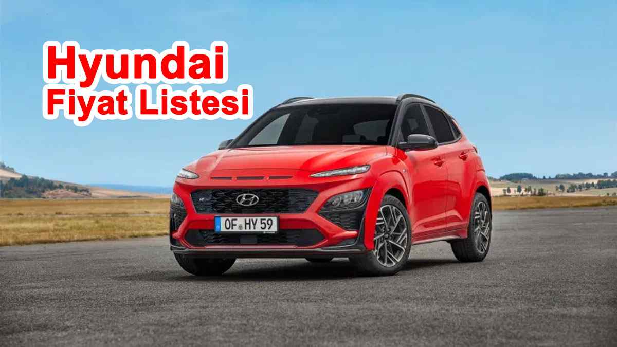 Hyundai Fiyat Listesi Eylül