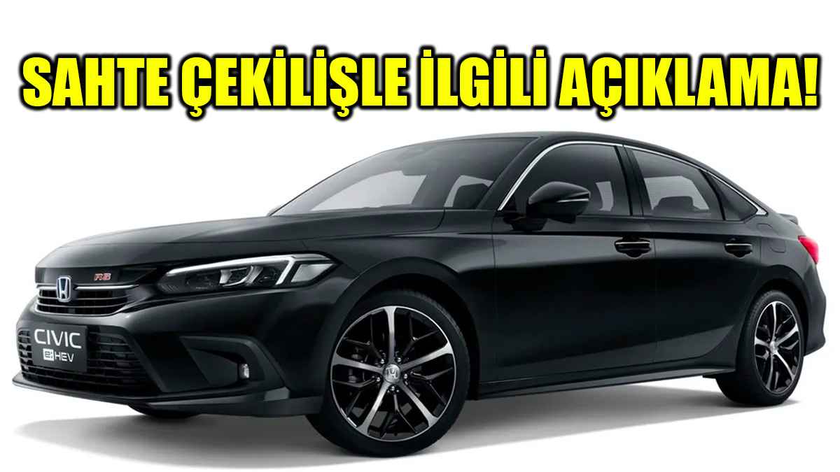 Facebook'taki Sahte Honda Civic Çekilişiyle İlgili Honda'dan Açıklama!